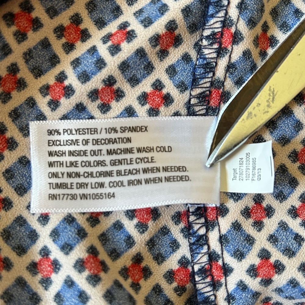 Merona Print Dress XS - Picture 7 of 13